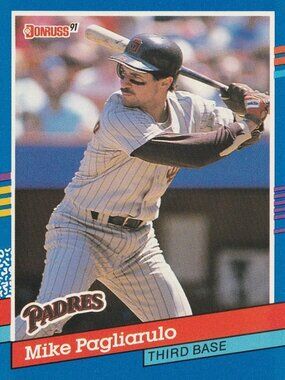 Mike Pagliarulo - Donruss 91 MLB Baseball Card